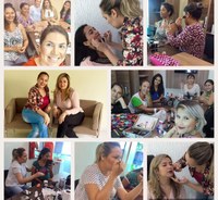 Vereadora Maraína Martins promove curso de auto-maquiaguem para servidoras da câmara de Macapá.