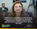 Vereadora Maraína Martins propõe Projeto de Lei que institui Semana de Orientação e Terapia para Pais e Responsáveis de Pessoas com TEA em Macapá