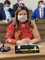 Vereadora Maraína Martins tem quatro requerimentos aprovados na primeira sessão do ano