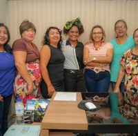 Vereadora Patriciana Guimarães recebe mulheres de Macapá em seu Gabinete   
