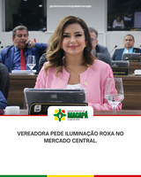 Vereadora pede iluminação roxa no Mercado Central.
