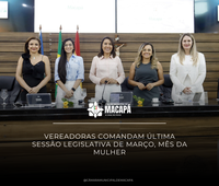 Vereadoras comandam última Sessão Legislativa de março, mês da Mulher