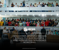 Vereadores aprovam em dois turnos PLC que reajusta vencimentos dos servidores municipais