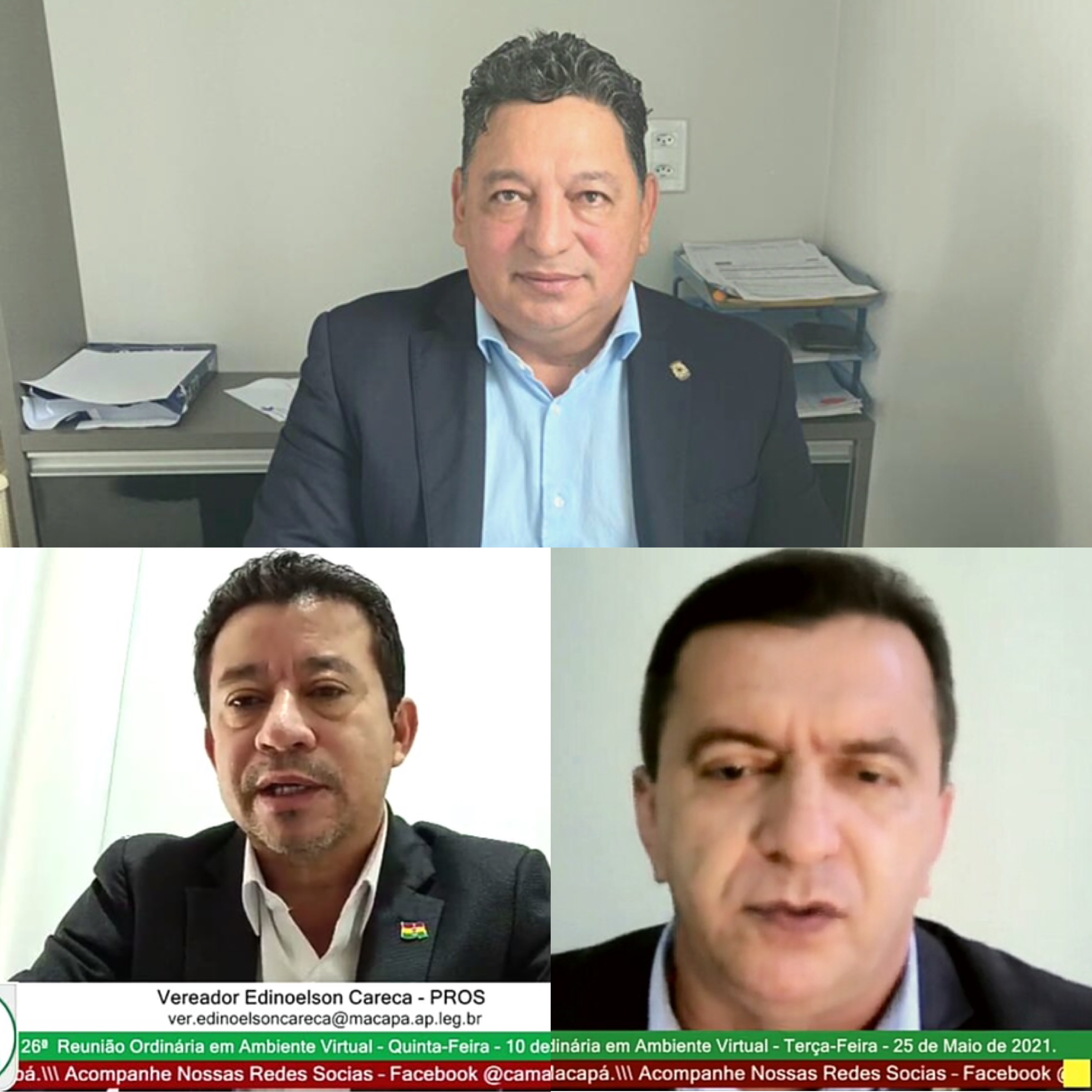 Vereadores Edinoelson Careca, Cláudio e Gian do Nae solicitam recursos por meio de Emendas ao senador Davi Alcolumbre para obras em Macapá