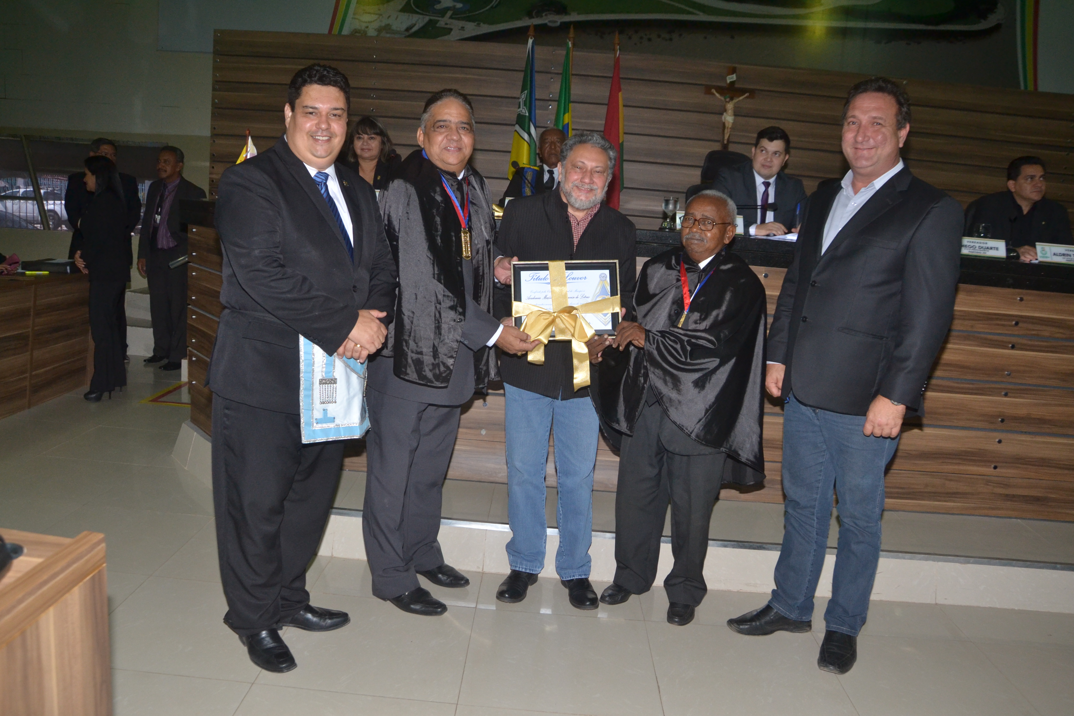 Vereadores homenageiam maçons do Amapá com entrega de Título de Louvor   