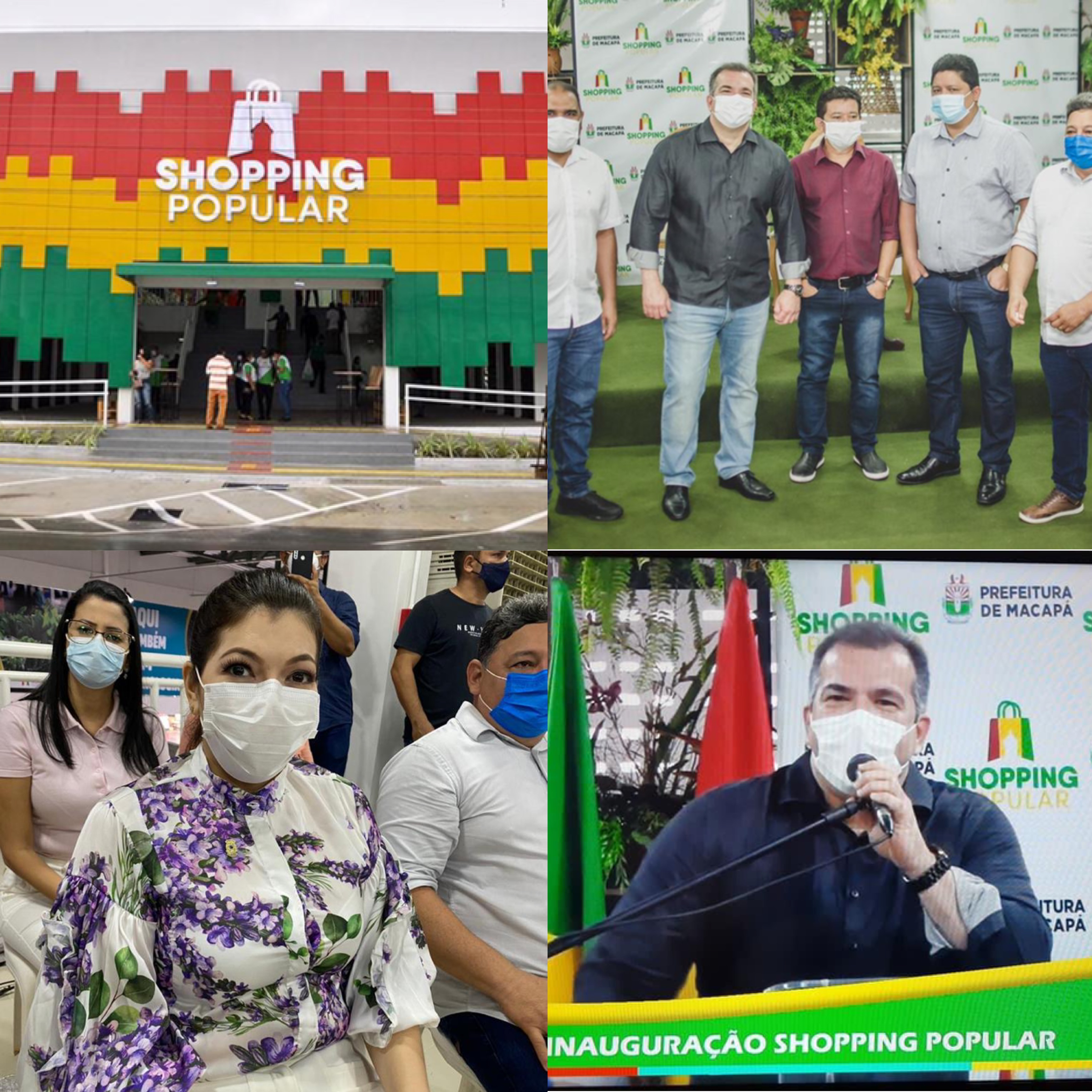 Vereadores prestigiam inauguração do novo Shopping Popular